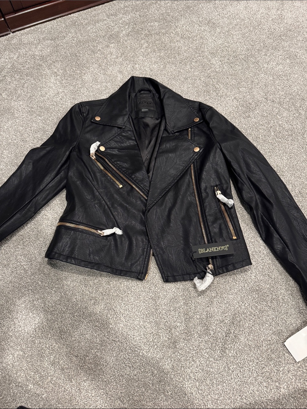 BLANK NYC Leather Jacket